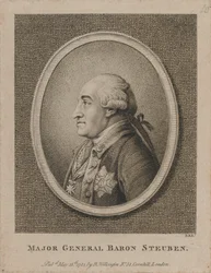 Generał dywizji Baron Steuben (akwaforta)