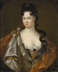 Marie Aurore, hrabina de Koenigsmark - Portret hrabiny Marii Aurory von Koenigsmarck (1662-1728), Anonim. Olej na płótnie, koniec XVII w. Muzeum Narodowe w Sztokholmie