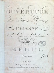 Strona otwierająca, Polowanie z opery Młody Henri Mehula (1797)