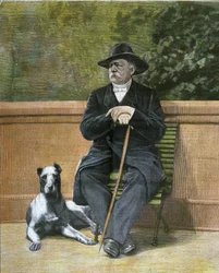 Otto, książę von Bismarck (1815 - 1898), niemiecki mąż stanu.