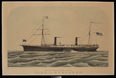 Należący do Pacific Mail Steam Ship Company parowiec John L Stephens