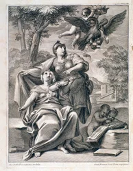 Strona frontyspisu partytury muzycznej „” Opus 1”” (12 dużych koncertów) Pietro Locatelli (1695-1764) – Nuty do „” 12 Grossos concertos” Locatelli 1721 Bolonia, miejskie muzeum muzyczne