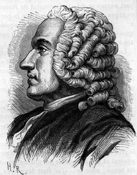 Portret opactwa Terray (Terray) Francuskiego męża stanu, generalnego kontrolera finansów (1715-1778).