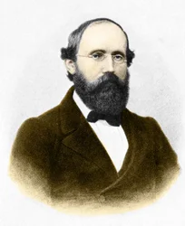 Portret Bernharda Riemanna (1826-1866), niemieckiego matematyka