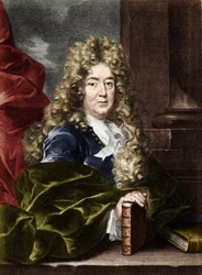 Portret Charlesa Perraulta (1628-1703) francuskiego pisarza.