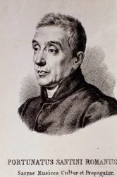 Portret Fortunato Santini (rycina)