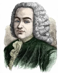 Portret François Quesnay (1694-1774), francuskiego lekarza i ekonomisty.