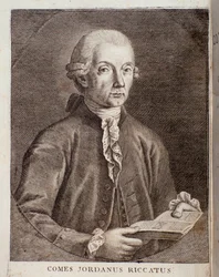 Portret Giordano Riccatiego (rycina)