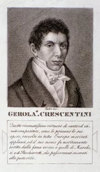 Portret Girolamo Crescentini (rycina)