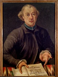 Portret Giuseppe Pizzati, włoskiego teoretyka muzyki (malarstwo)