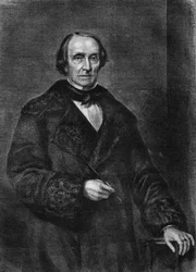 Portret Petera von Corneliusa, niemieckiego malarza 1783-1867).