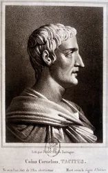 Portret Publiusza Korneliusza Tacyta Tacyta, rzymskiego historyka (w.56-w.120).