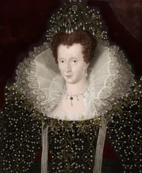 Portret królowej Elżbiety Iere (Elizabeth) z Anglii (1533-1603) Elżbieta I