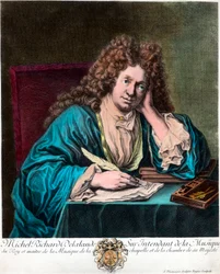 Portret Richarda Delalande, nadinspektora Muzyki Króla w Paryżu
