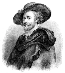 Portret Sir Petera Paula Rubensa (1577-1640) (rycina)