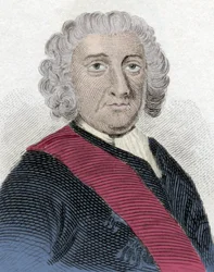 Portret Sir Petera Warrena (1703-1752), admirała angielskiego.
