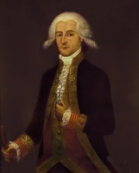 Portret hiszpańskiego żeglarza i wojskowego Federico Carlosa Graviny (1756-1836), koniec XVIII-XIX wieku (olej na płótnie)