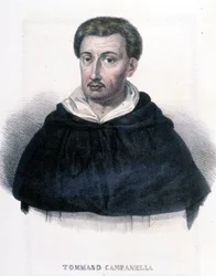 Portret Tommaso Campanelli (1568-1639), włoskiego filozofa.