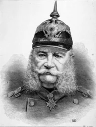 Portret Williama Friedericha Ludwiga I, króla Prus i cesarza Niemiec (1797-1888).