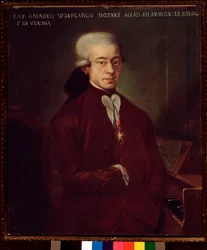 Portret Wolfganga Amadeusza Mozarta w wieku 21 lat (obraz