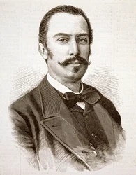 Portret włoskiego polityka Giovanniego Giolittiego (1842-1928).