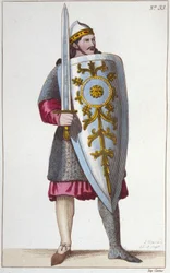 Portret paladyna Rolanda, bratanka Karola Wielkiego.