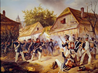 Kampania rosyjska: „Poddanie wojsk Vandamme bitwie pod Chełmem (Kulm) w dniu 30.08.1813 r.”” 1813 Paryż, Muzeum Armee