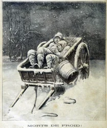 Mały Komin Komin w okolicach Fougères Dead from Frost - w „Le Petit Journal””