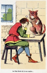 Tale of the Boot Cat: „” Boot Cat mówi do swojego pana… „” sd. 19 wiek.
