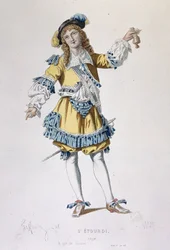 Postać Lélie w „L’étourdi (1654)” Moliera (1622-1673).
