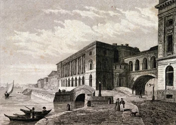 Widok Teatru Petersburskiego w 1828 roku.