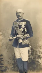Artur, książę Connaught, feldmarszałek i naczelny pułkownik Królewskich Fizylierów Dublińskich, ok. 1910 r.