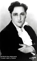 Giacomo Lauri-Volpi w "Tosce" - w Metropolitan Opera House w Nowym Jorku