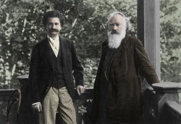 Johannes Brahms (1833-1897) z Johannem Straussem (1825-1899)