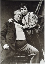 Portret Alexandre Dumas Père (1802 - 1870) i ​​jego kochanki