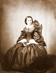 Portret Clary Schumann (1819-1896), żony Roberta Schumanna.