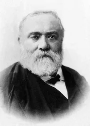 Portret Francisque Sarcey (1827-1899), francuskiego dziennikarza.