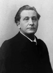 Portret Francois Coppee (1842-1908), francuskiego dramatopisarza i powieściopisarza.
