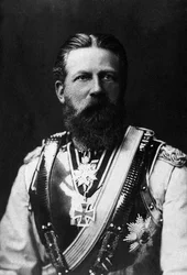 Portret Fryderyka III (1831-1888), króla Prus i cesarza Niemiec w 1888 roku przez 99 dni.