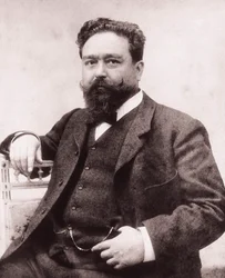 Portret Izaaka Albeniza (1860-1909), hiszpańskiego pianisty i kompozytora. Fotografia,1886. Fundacja Albeniz, Madryt.