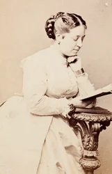 Portret Therese Tietjens, ok. lata 60. XIX wieku