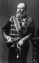 Portret Wilhelma III (1817-1890), księcia Oranje-Nassau, wielkiego księcia Luksemburga i króla Holandii w latach 1849-1890.