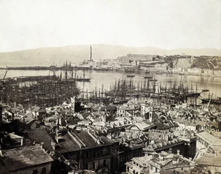Port Genów pod koniec XIX wieku