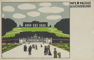 Wiedeń: Od Schönbrunn Wiedeń: Od Schönbrunn, 1908.