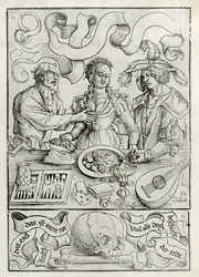 Miłość najemnika, ok. 1511 (drzeworyt)