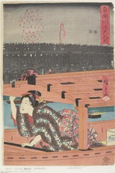 Wielki pokaz fajerwerków w Ryogoku, 1847-1852