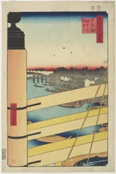 Most na flet Edo z Nihon-Beshi, grudzień 1857