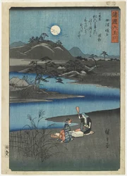 Fulling Cloth w prowincji Settsu, listopad 1857