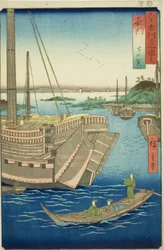 Projekt Nagato: Shimonoseki (Nagato, Shimonoseki), z serii „Rokujuyoshi Meisho Zue”