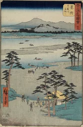 z. 29 Ferry Onte Tenryu_Rier, Mitsuke, lipiec 1855